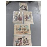 5 Editions Superluxe French Postcards