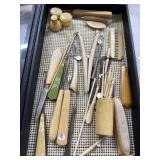 Lot Antique Manicure and Sewing Tools