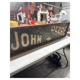 John Deere Wooden Advertising Sign