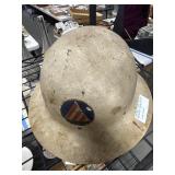 WWII Civil Defense Metal Helmet with Liner