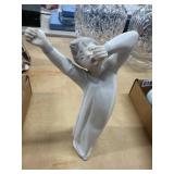 Lladro Porcelain Figurine Yawning Boy