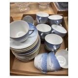 Bing & Grï¿½ndahl Denmark Blue Seagull Tea Set