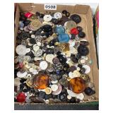 Button Lot in Box