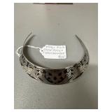 Silver Plated Niello Collar Necklace