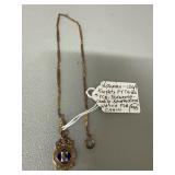 Victorian 12K Knights of Pythias Watch Fob