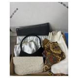 Evening Bags and Scarves Lot