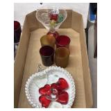 Glass Hearts, Tumblers, and Trinket