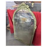 Painted Ornate Framed Wall Mirror