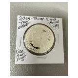 2024 Trump .999 Silver 1 Troy Ounce Round