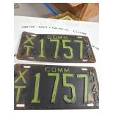 1940 NJ Commercial License Plates