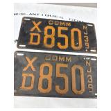 1939 New Jersey Commercial License Plates (2)