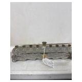 Lenox Kirk Stieff Pewter Hanukkah Menorah