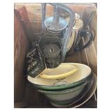 Vintage Enamelware and Metalware Lot