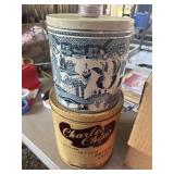 Charles Chips and Blue Magic Krispy Kaan Tins