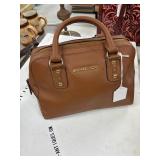 Michael Kors Double Handle Zip Satchel Tote