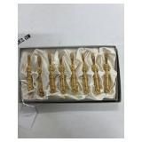 6 Florentine 24K Gold-Plated Appetizer