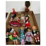 International Costume Dolls Lot