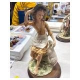 Giuseppe Armani Capodimonte Style Girl & Lamb