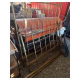 Brass Bed Frame with Headboard and Footboard