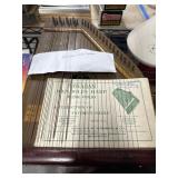Mandolin Zither with Music Folio