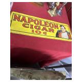 Napoleon Cigar 10ï¿½ Tin Advertising Sign