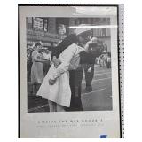 Kissing the War Goodbye Framed Print, 24 x 32