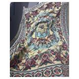 Large Soviet Cotton Tapestry, 58 x 77 in