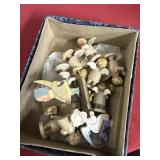 Erzgebirge Wooden Angel Figurines