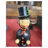 German Wooden Smoker Figurine Chimney Sweep