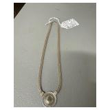 Di Dae Shablool Sterling & 14K Necklace