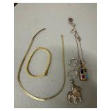 Sterling Silver and Gold-Tone Jewelry Lot
