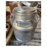 Deckers Dairy Aluminum Milk Can, 15 Inch