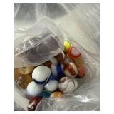 Small Bag of Mixed Glass Marbles
