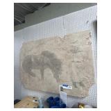 Large Chinese-Style Painting Fragment, 59"x42