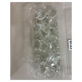 Faceted Glass Chandelier Prisms
