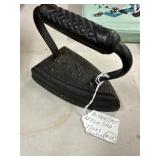 Antique Cast Iron Sad Iron Doorstop