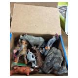 Painted Metal Toy Figures