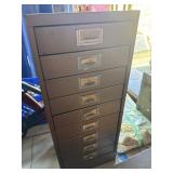 Metal Ten-Drawer Cabinet