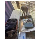 Tools, Penn Reel, and Honda Exhaust