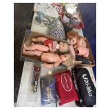 Lot: Dolls, Decor, Tools, and Magazines