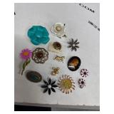 Vintage Brooch and Pin Lot