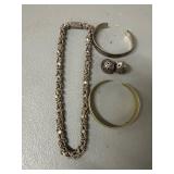 Sterling and Mixed Metal Jewelry Lot