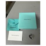 Tiffany & Co. Sterling Silver Heart Pendant