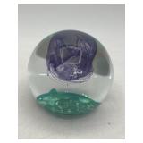 Caithness Scotland Hobglobus Glass Paperw