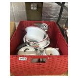 Federal Vogue Enameled Ware Kitchen Lot