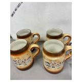 Pennsbury Pottery Barbershop Quartet Mug Set