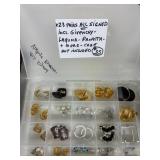 23 Pairs Signed Costume Earrings Assortment