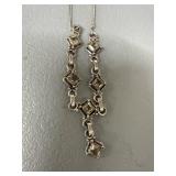 Sterling Silver and Quartz Necklace