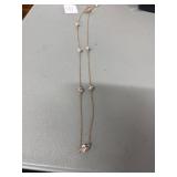 Kate Spade Rhinestone Station Necklace 32in