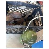 Coleman LP Gas Lantern With Vintage Tools